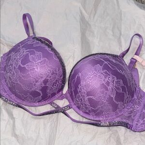 Very sexy push up Victoria secret Elegant Purple Lace Women's Bra